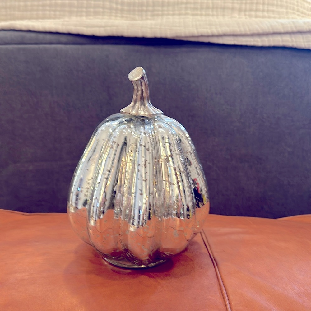 Mercury Glass Pumpkin